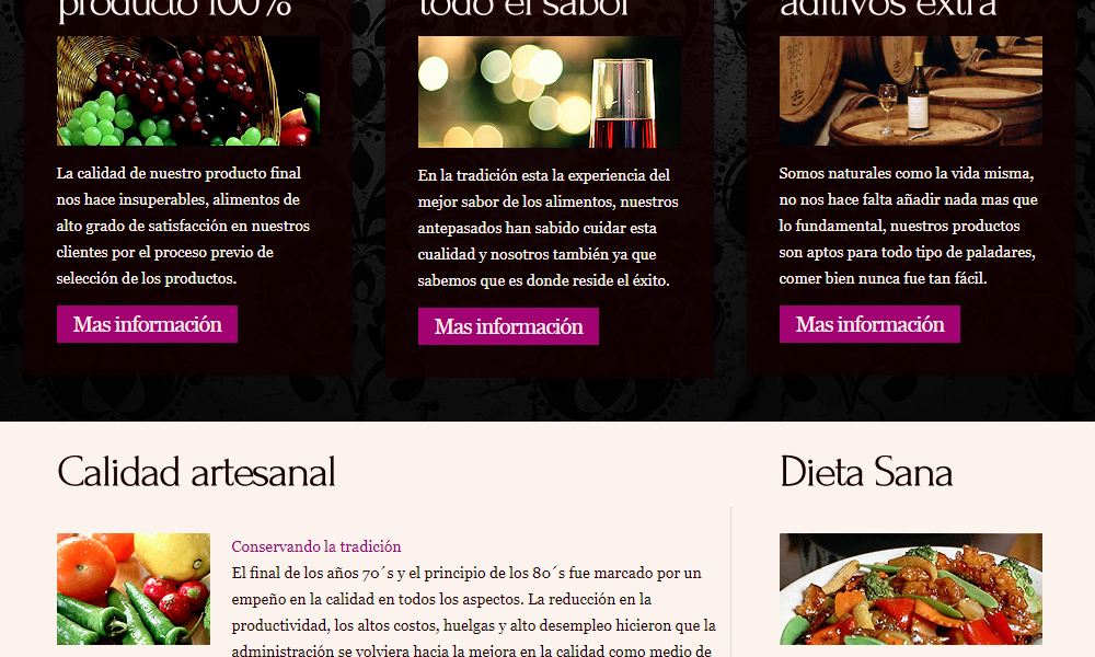 Diseño de página web Alacena Leonesa